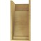 Ekena Millwork 11"W x 11"D x 22"H Wide Van Buren Rough Cedar Woodgrain TimberThane Corbel, Primed Tan CORUR11X11X22VANRCPR - alternate 5